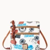 Dooney & Bourke Game Day Ready | Printed Fabric^NFL N S Triple Zip Crossbody