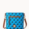 Dooney & Bourke Game Day Ready | Printed Fabric^NFL Small Zip Crossbody