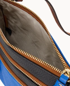 Dooney & Bourke Game Day Ready | Printed Fabric^NFL Triple Zip Crossbody