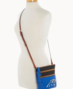 Dooney & Bourke Game Day Ready | Printed Fabric^NFL Triple Zip Crossbody
