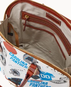 Dooney & Bourke Game Day Ready | Printed Fabric^NFL Zip Zip Satchel