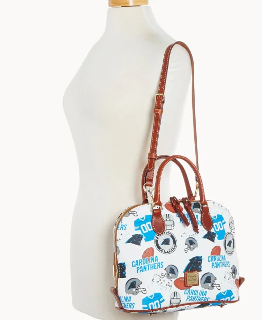Dooney & Bourke Game Day Ready | Printed Fabric^NFL Zip Zip Satchel