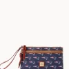 Dooney & Bourke Grab and Go | Wristlets^NFL Patriots Double Zip Wristlet