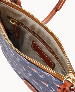 Dooney & Bourke Game Day Ready | Printed Fabric^NFL North South Top Zip Crossbody