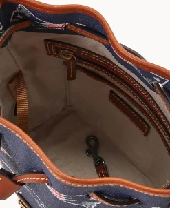 Dooney & Bourke Game Day Ready | Printed Fabric^NFL Small Drawstring