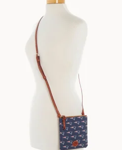 Dooney & Bourke Game Day Ready | Printed Fabric^NFL Small North South Top Zip Crossbody