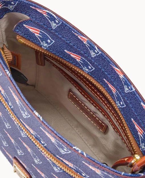Dooney & Bourke Game Day Ready | Printed Fabric^NFL Small Zip Crossbody
