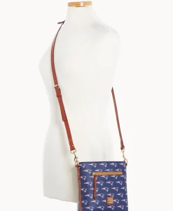 Dooney & Bourke Game Day Ready | Printed Fabric^NFL Small Zip Crossbody