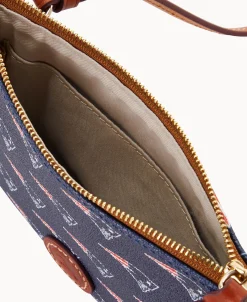 Dooney & Bourke Game Day Ready | Printed Fabric^NFL Top Zip Crossbody