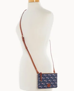 Dooney & Bourke Game Day Ready | Printed Fabric^NFL Top Zip Crossbody