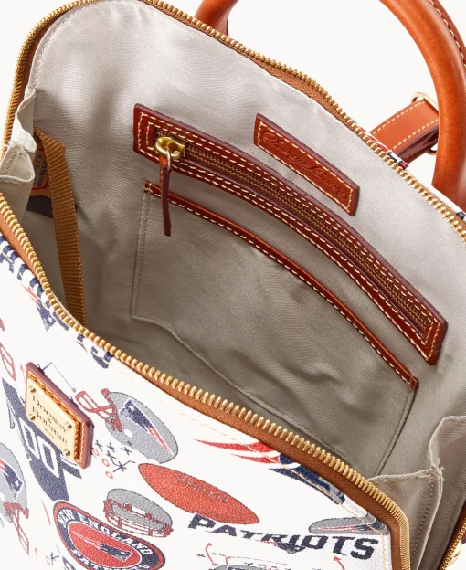 Dooney & Bourke Game Day Ready | Printed Fabric^NFL Zip Pod Backpack