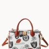 Dooney & Bourke Game Day Ready | Printed Fabric^NFL Barrel Satchel
