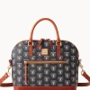 Dooney & Bourke Game Day Ready | Printed Fabric^NFL Domed Zip Satchel