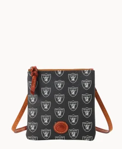 Dooney & Bourke Game Day Ready | Printed Fabric^NFL Small North South Top Zip Crossbody