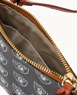 Dooney & Bourke Game Day Ready | Printed Fabric^NFL Small North South Top Zip Crossbody