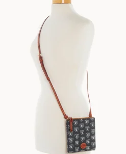 Dooney & Bourke Game Day Ready | Printed Fabric^NFL Small North South Top Zip Crossbody