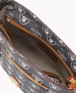 Dooney & Bourke Game Day Ready | Printed Fabric^NFL Small Zip Crossbody