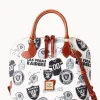 Dooney & Bourke Game Day Ready | Printed Fabric^NFL Zip Zip Satchel