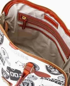 Dooney & Bourke Game Day Ready | Printed Fabric^NFL Zip Zip Satchel