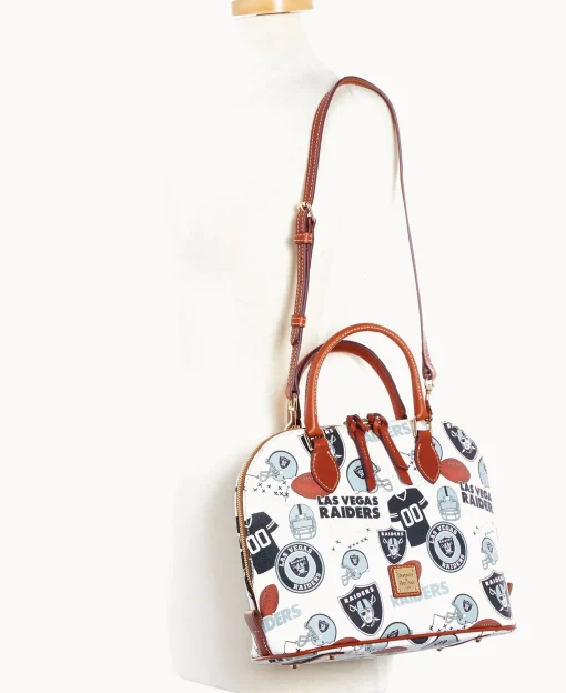 Dooney & Bourke Game Day Ready | Printed Fabric^NFL Zip Zip Satchel