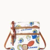 Dooney & Bourke Game Day Ready | Printed Fabric^NFL N S Triple Zip Crossbody