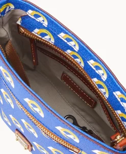 Dooney & Bourke Game Day Ready | Printed Fabric^NFL Small Zip Crossbody