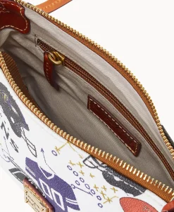 Dooney & Bourke Game Day Ready | Printed Fabric^NFL Crossbody Pouchette