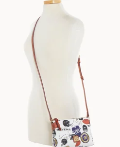 Dooney & Bourke Game Day Ready | Printed Fabric^NFL Crossbody Pouchette