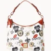 Dooney & Bourke Game Day Ready | Printed Fabric^NFL Hobo