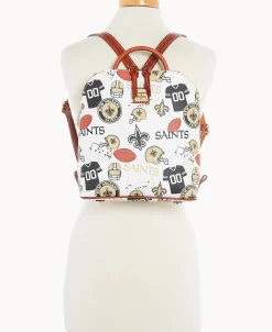 Dooney & Bourke Game Day Ready | Printed Fabric^NFL Zip Pod Backpack