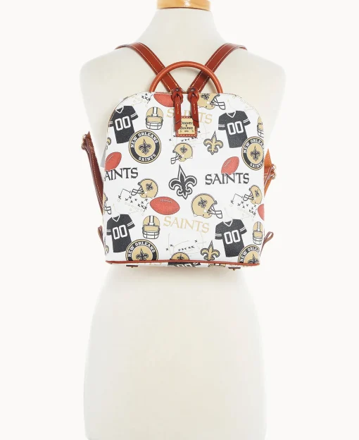 Dooney & Bourke Game Day Ready | Printed Fabric^NFL Zip Pod Backpack