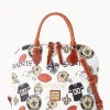 Dooney & Bourke Game Day Ready | Printed Fabric^NFL Zip Zip Satchel