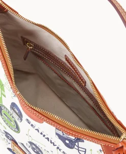 Dooney & Bourke Game Day Ready | Printed Fabric^NFL Hobo
