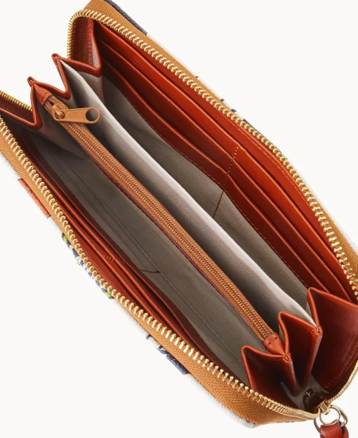 Dooney & Bourke Grab and Go | Wristlets^NFL Large Zip Around Wristlet