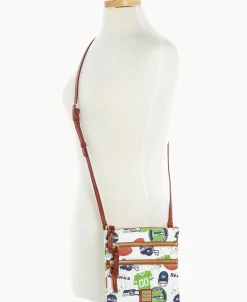 Dooney & Bourke Game Day Ready | Printed Fabric^NFL N S Triple Zip Crossbody