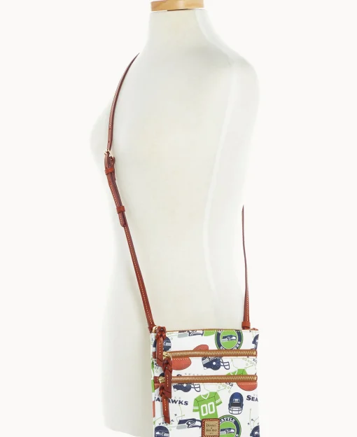 Dooney & Bourke Game Day Ready | Printed Fabric^NFL N S Triple Zip Crossbody
