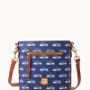 Dooney & Bourke Game Day Ready | Printed Fabric^NFL Small Zip Crossbody