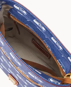 Dooney & Bourke Game Day Ready | Printed Fabric^NFL Small Zip Crossbody