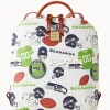 Dooney & Bourke Game Day Ready | Printed Fabric^NFL Zip Pod Backpack