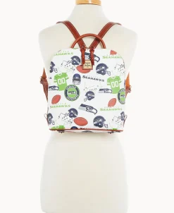 Dooney & Bourke Game Day Ready | Printed Fabric^NFL Zip Pod Backpack