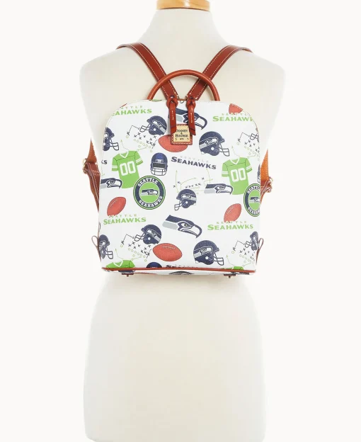 Dooney & Bourke Game Day Ready | Printed Fabric^NFL Zip Pod Backpack