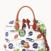 Dooney & Bourke Game Day Ready | Printed Fabric^NFL Zip Zip Satchel