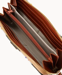 Dooney & Bourke Grab and Go | Wristlets^NFL Large Zip Around Wristlet