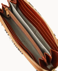 Dooney & Bourke Grab and Go | Wristlets^NFL Large Zip Around Wristlet