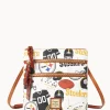Dooney & Bourke Game Day Ready | Printed Fabric^NFL N S Triple Zip Crossbody