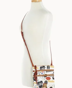 Dooney & Bourke Game Day Ready | Printed Fabric^NFL N S Triple Zip Crossbody