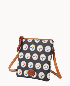 Dooney & Bourke Game Day Ready | Printed Fabric^NFL Small North South Top Zip Crossbody