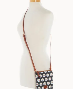 Dooney & Bourke Game Day Ready | Printed Fabric^NFL Small North South Top Zip Crossbody