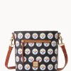 Dooney & Bourke Game Day Ready | Printed Fabric^NFL Small Zip Crossbody
