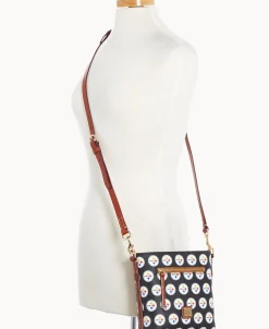 Dooney & Bourke Game Day Ready | Printed Fabric^NFL Small Zip Crossbody
